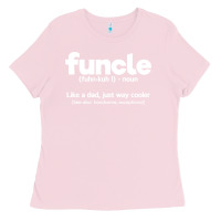 Bubblegum Pink funcle definition Ladies Tee - artisFamous