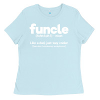 Baby Blue funcle definition Ladies Tee - artisFamous