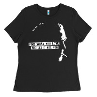 Black charles bukowski Ladies Tee - artisFamous