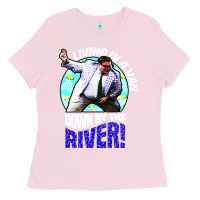 Bubblegum Pink chris farley   matt foley nostalgia Ladies Tee - artisFamous