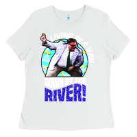 White chris farley   matt foley nostalgia Ladies Tee - artisFamous