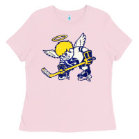 Bubblegum Pink fighting saints Ladies Tee - artisFamous