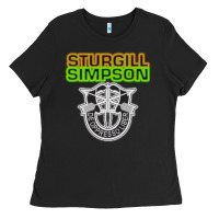 Black Sturgill Simpson De Oppresso Liber Ladies Tee - artisFamous