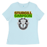Baby Blue Sturgill Simpson De Oppresso Liber Ladies Tee - artisFamous