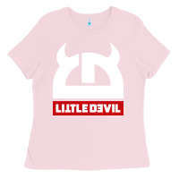 Bubblegum Pink little devil Ladies Tee - artisFamous