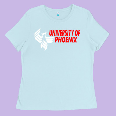 University Of Phoenix Ladies Tee Designed By Artisfamous