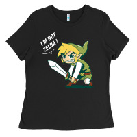 Black i’m not zelda Ladies Tee - artisFamous