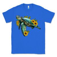 True Royal sea turtle with sunflowers Classic Tee - Artiststas