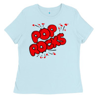 Baby Blue pop rocks Ladies Tee - artisFamous