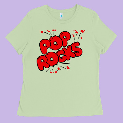 Pop Rocks Ladies Tee Designed By Artisfamous