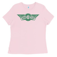 Bubblegum Pink wingstop Ladies Tee - artisFamous