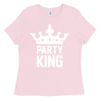 Bubblegum Pink party king Ladies Tee - artisFamous