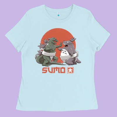 Sumo Pop Ladies Tee Designed By Artisfamous