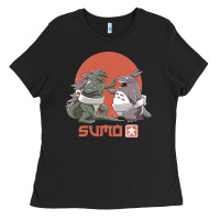 Black sumo pop Ladies Tee - artisFamous