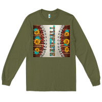 Army Green baseball with sunflower and gemstone tumbler Long Sleeve Tee - BundleAndBundleShop