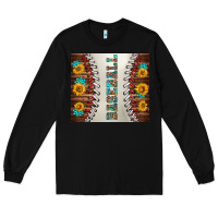 Black baseball with sunflower and gemstone tumbler Long Sleeve Tee - BundleAndBundleShop