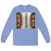 Colony Blue baseball with sunflower and gemstone tumbler Long Sleeve Tee - BundleAndBundleShop