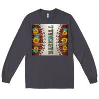 Smoke baseball with sunflower and gemstone tumbler Long Sleeve Tee - BundleAndBundleShop