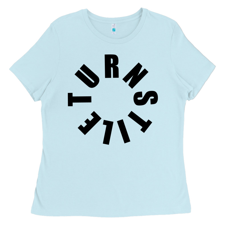 Turnstile Black On White Ladies Tee by artisFamous | Teevron