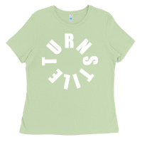 Matcha TURNSTILE WHITE ON BLACK. Ladies Tee - artisFamous
