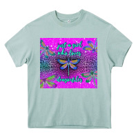 Just A Girl Who Loves Dragonfiles Heavy Core Tee | Teevron