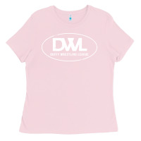 Bubblegum Pink heels wrestling dwl Ladies Tee - artisFamous