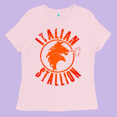 Italian Stallion Ladies Tee Designed By Artisfamous