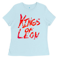 Baby Blue kings of leon Ladies Tee - artisFamous