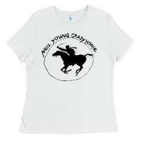 White neil young Ladies Tee - artisFamous