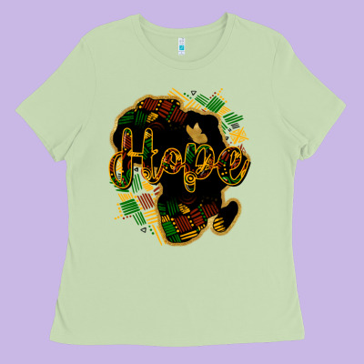Hope Black History Ladies Tee Designed By Howdyjamesfarm