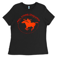 Black neil young Ladies Tee - artisFamous