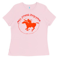 Bubblegum Pink neil young Ladies Tee - artisFamous