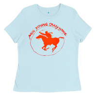 Baby Blue neil young Ladies Tee - artisFamous