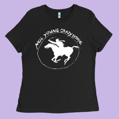 Neil Young Ladies Tee Designed By Artisfamous