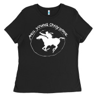 Black neil young Ladies Tee - artisFamous