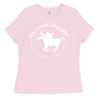 Bubblegum Pink neil young Ladies Tee - artisFamous