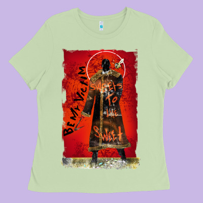 Vintage Candyman Be My Victim Halloween Ladies Tee Designed By Artisfamous