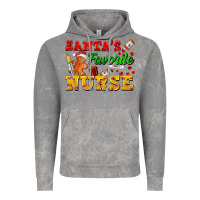 Cloud Rock Santa's Favorite Nurse Vintage Hoodie - FaDigitalArtStudio