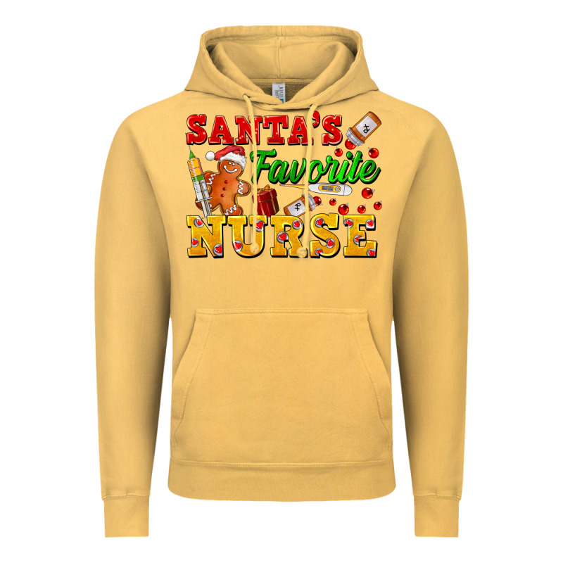 Santa's Favorite Nurse Vintage Hoodie by FaDigitalArtStudio | Teevron