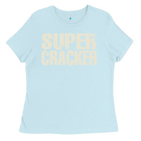 Baby Blue super cracker Ladies Tee - artisFamous