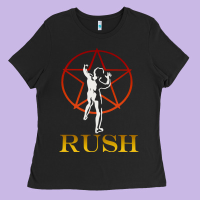 Rush Vintage Starman Unisex Ladies Tee Designed By Artisfamous