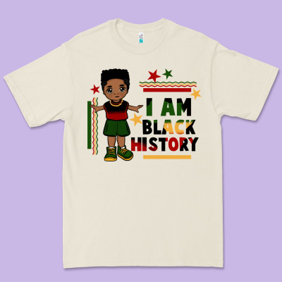 I Am Black History Black Boy  Juneteenth Premium Tee Designed By Cowgirlartshop