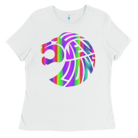 White reflective 7 lions Ladies Tee - artisFamous