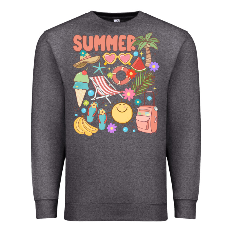 Retro Summer Premium Sweatshirt by JahusDesignShop | Teevron