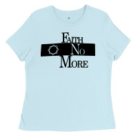 Baby Blue faith no more Ladies Tee - artisFamous
