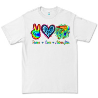 White Peace Love Hairstylist Premium Tee - Jasminsmagicworld