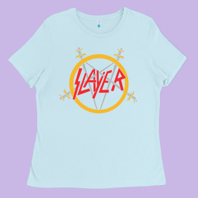 Heavy Metal Ladies Tee Designed By Artisfamous