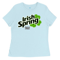 Baby Blue irish spring Ladies Tee - artisFamous