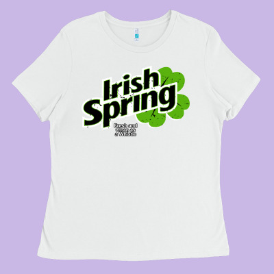 Irish Spring Ladies Tee Designed By Artisfamous
