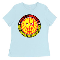Baby Blue japan pro wrestling Ladies Tee - artisFamous